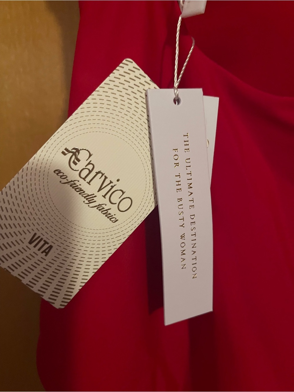 Marvell Lane Sienna One Piece- Size 8- Red- NWT - Picture 8 of 8